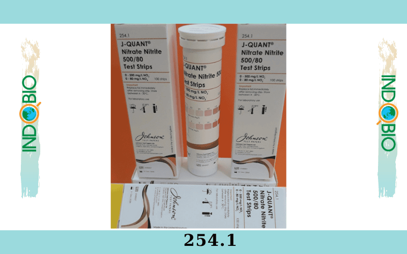 test nhanh no3/no2 trên cùng một que thử 254.1 Johnson thang đo 500/80 ppm